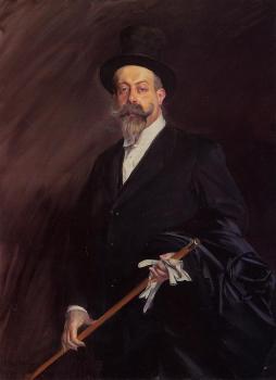 喬瓦尼 波爾蒂尼 Portrait of The Writer Henri Gauthier-Villars